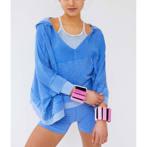 Free People Tops - NWT FP Movement Bonfire Hoodie / Cosmic Cobalt